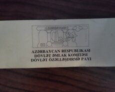 Özəlləşdirmə çeki