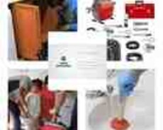 Kanalizasiya borularının təmizlənməsi