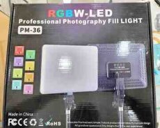 LED işıq tripod RGB 36sm+210sm