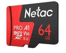 Yaddaş kartı Microsd NETAC 64Gb CLASS10,100MBs