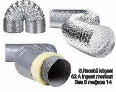 Havalandırma sistemleri üçün izolyasiyalı və sadə flekslər