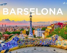 Barselona İspaniya Avropa Turu Bakidan