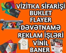 Bütün növ reklam işi