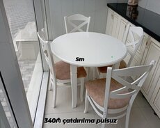 Kuxna üçün stol stul dəsti
