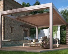 Açılıb yığılan bioklimatik tavan