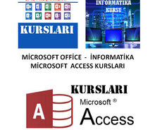 Microsoft Ofis, Access , İnformatika proqramları kursu