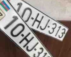 Avtomobil qeydiyyat nişanı - 10-HJ-313