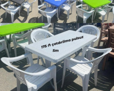 Türk istehsalı plastik stol stul destleri