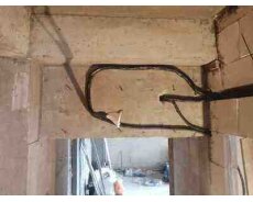 Kondisioner borularının çəkilməsi