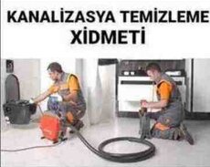 Kanalizasiya təmizlənməsi və çəkilməsi