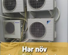 Kondisionerlərin zəmanətli təmiri