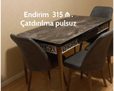 Türk Fabrika istehsalı Masa dəstleri