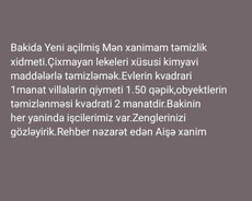 Təmizlik xidməti