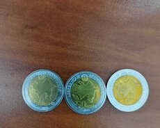 2021-ci ilde az sayda biraxilan 50 və 10 qepik satilir