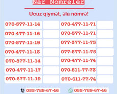 Nar nömrə 0704771117