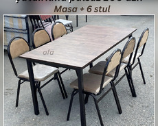 Restoran kafe + bağ, mətbəx üçün masa destleri