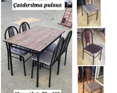 Restoran kafe + bağ, mətbəx üçün masa destleri