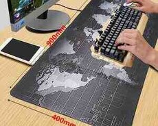 Mausepad dünya xəritəsi 90x40 sm gaming