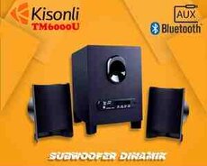 Kisonli TM-6000U 2.1 bluetooth subwoofer dinamik