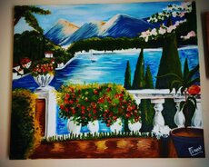 Kətan üzərində yağlı boya ilə rəsm