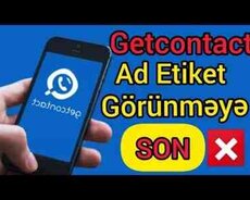 Get contact silmə xidməti