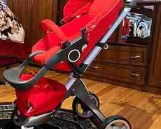 Uşaq arabası Stokke xplory x carry cot red