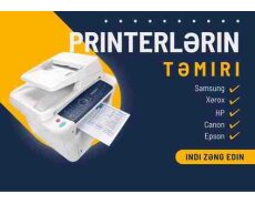 Printerlərin təmiri və kartric doldurulması