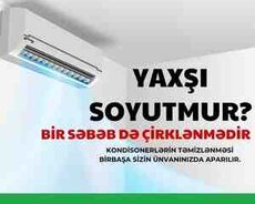 Kondisionerlərin yuyulması