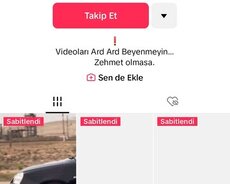 Tik tok hesab satşı