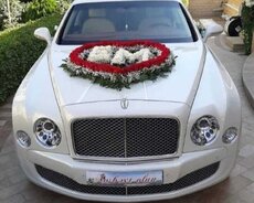Заказ свадебного автомобиля Bntley Mulsanne Bey