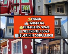 Fasad Tarsofka Selekonlu Boya İsleri