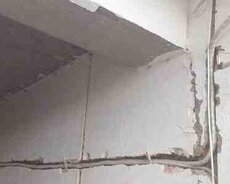 Kondisioner borularının çəkilməsi