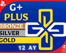 PS4PS5 üçün G+ Bronze-SilverGold abunə paketi