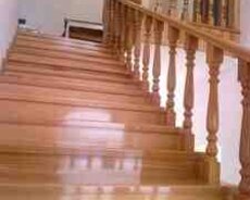 Taxta pilləkənlərin yığılması