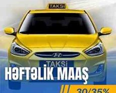 Taksi sürücüsü tələb olunur
