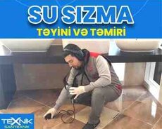 Su sızmalarının təyini və təmiri