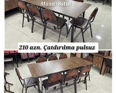 Restoran kafe + bağ, mətbəx üçün masa destleri