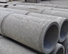 Xrizotil sement asbest sement borusu, Ölçü: 200x9x5 mm; 400x
