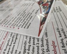 Menu Dizayn + Çap