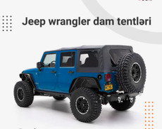 Jeep Wrangler modeli üçün her nov dam tenti