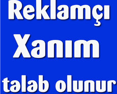 Reklamçı Xanım Axtarılır