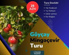 Göyçay Mingəçevir Nar turu 8, 9, 10, 11, 12 noyabr