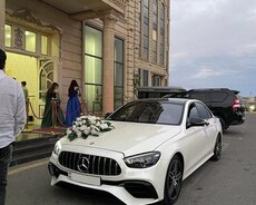 Mercedes Eclass аренда свадебного автомобиля