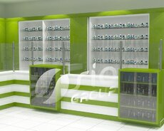 Мебель-витрина для аптеки