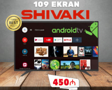 Shivaki 109 ekran smart Tv