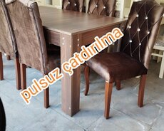 Günəş mobilyada masa və oturacaqlar