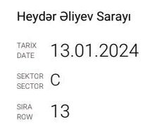 Rafet El Romanın konsertinə 2 bilet