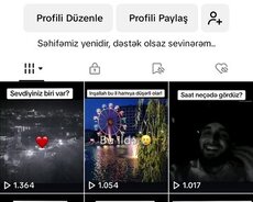 Tik tok hesabı satılır