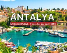 Antalya turu erkən rezervasiya