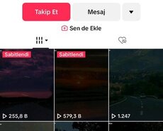 Tiktok səhifəsi